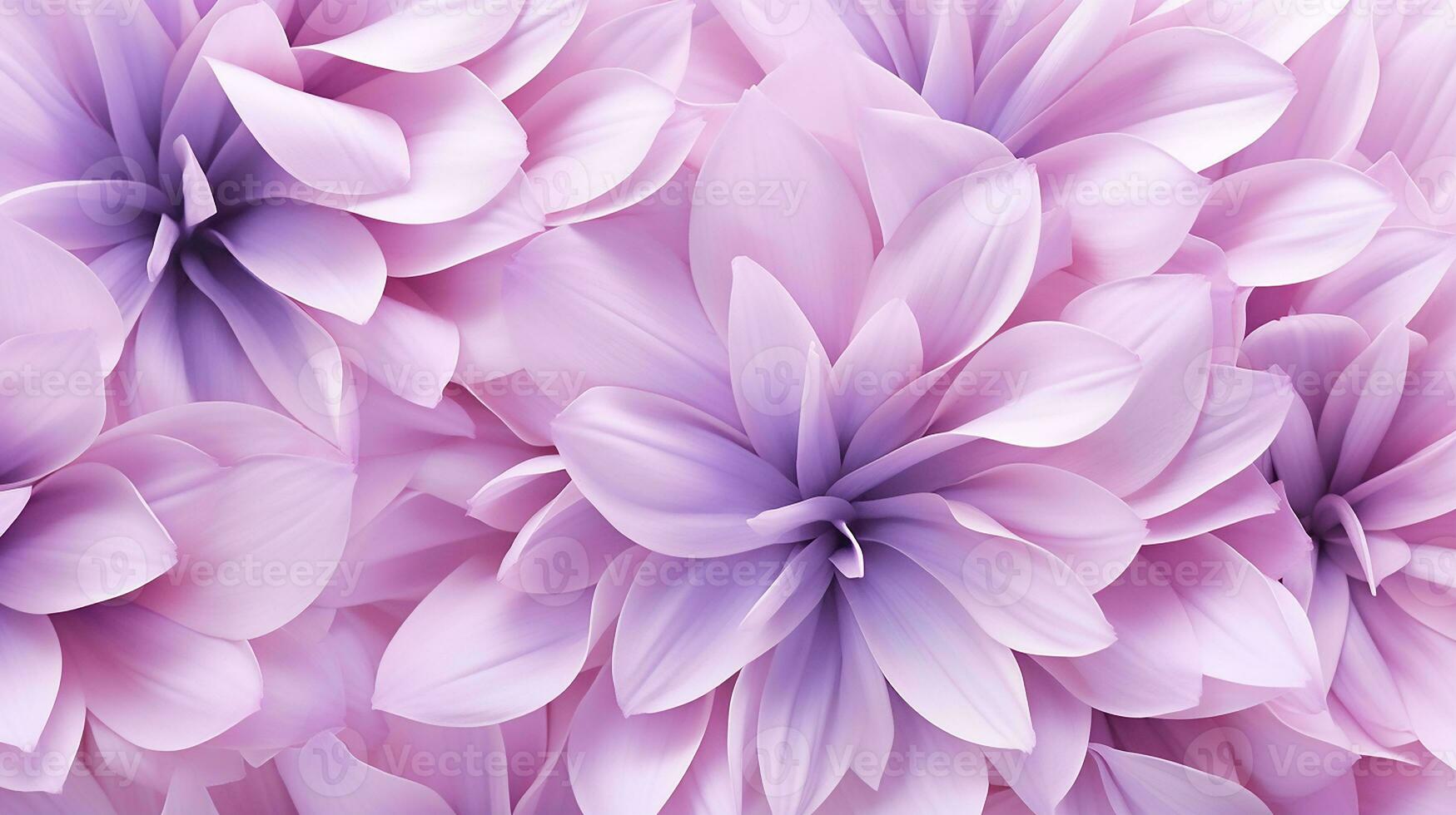 Aster flower pattern background. Aster flower background texture. Generative AI photo