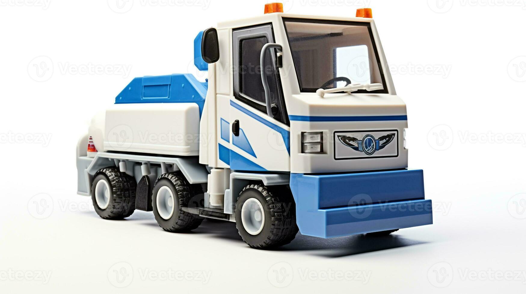 Displaying a 3D miniature Zamboni. Generative AI photo