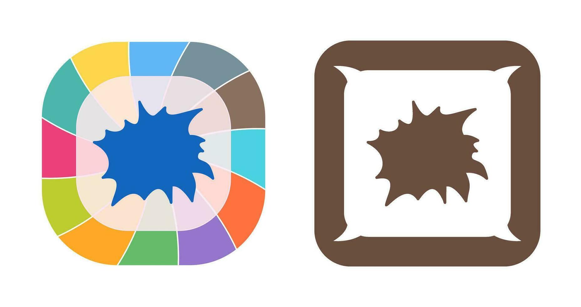Unique Explosion Vector Icon