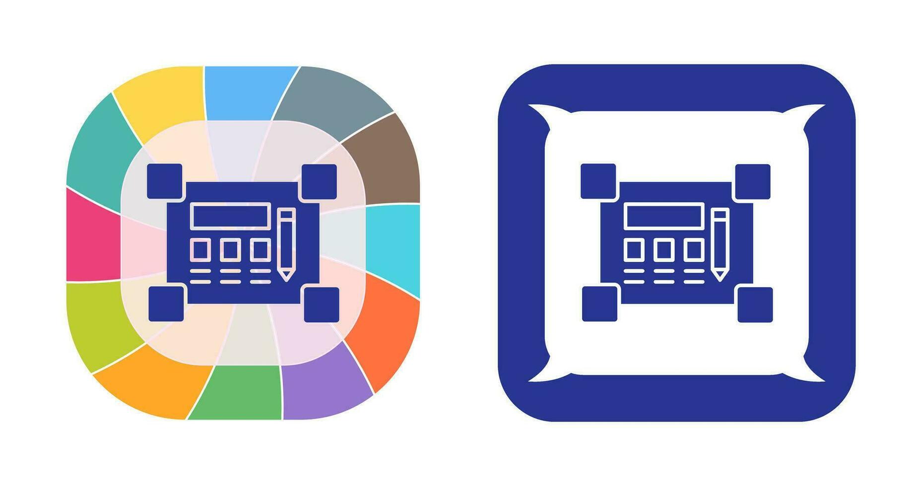 icono de vector de plano