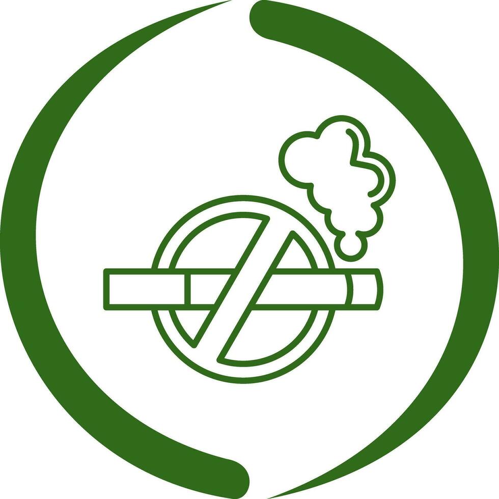 No Tobacco Vector Icon