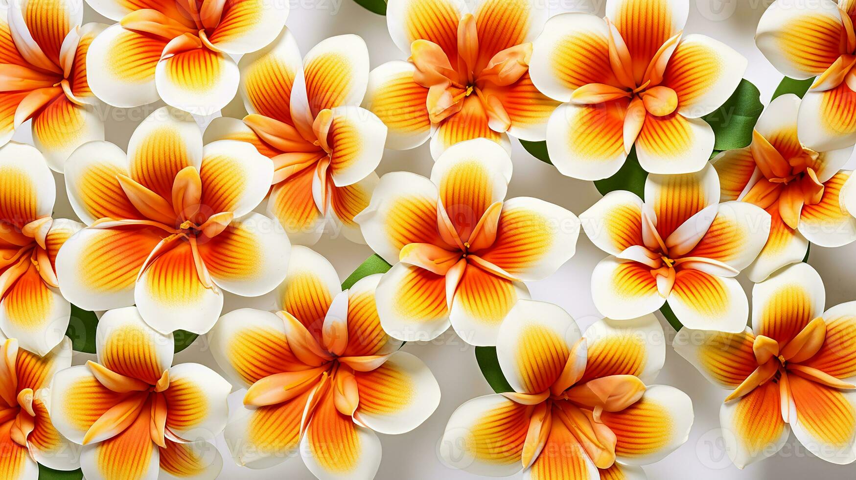 Clivia flower patterned background. Flower texture background. Generative AI photo