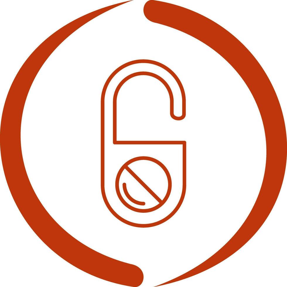 Do Not Disturb Vector Icon