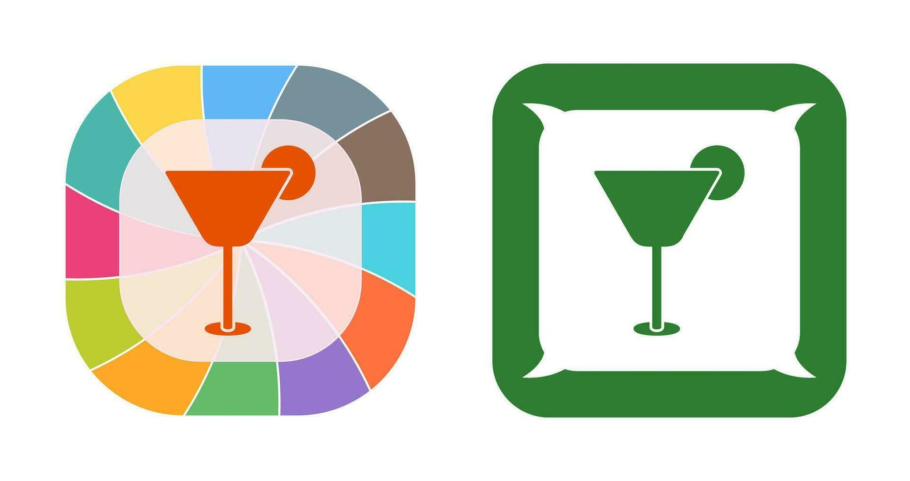 Cocktail Drink Vector Icon