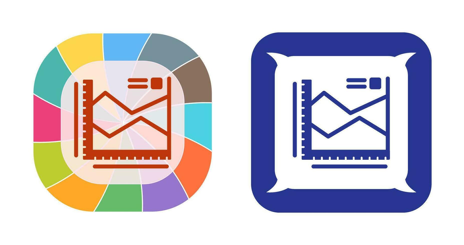 Spline Chart Vector Icon