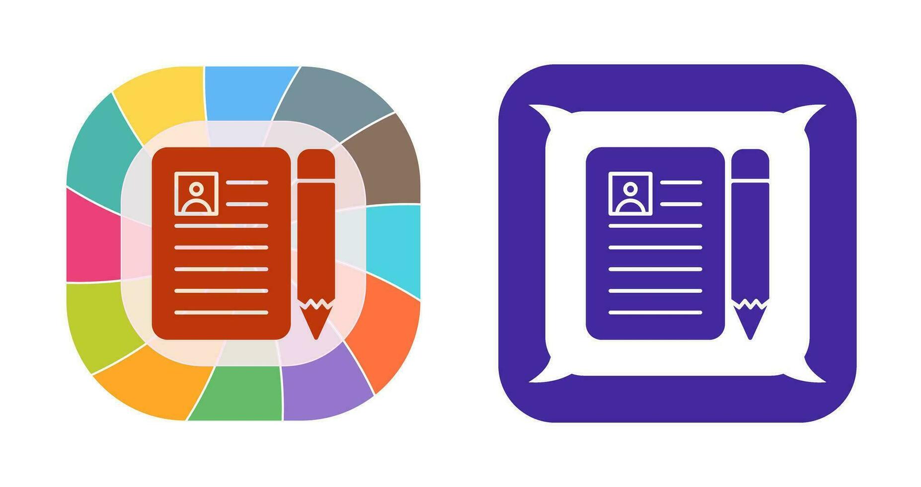 CV Vector Icon