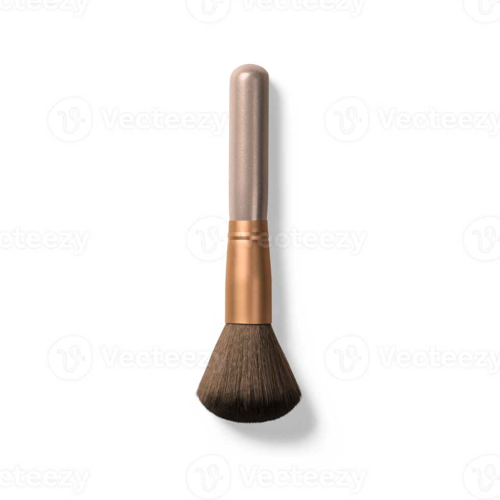 Isolated make up brush for cosmetics concept. png