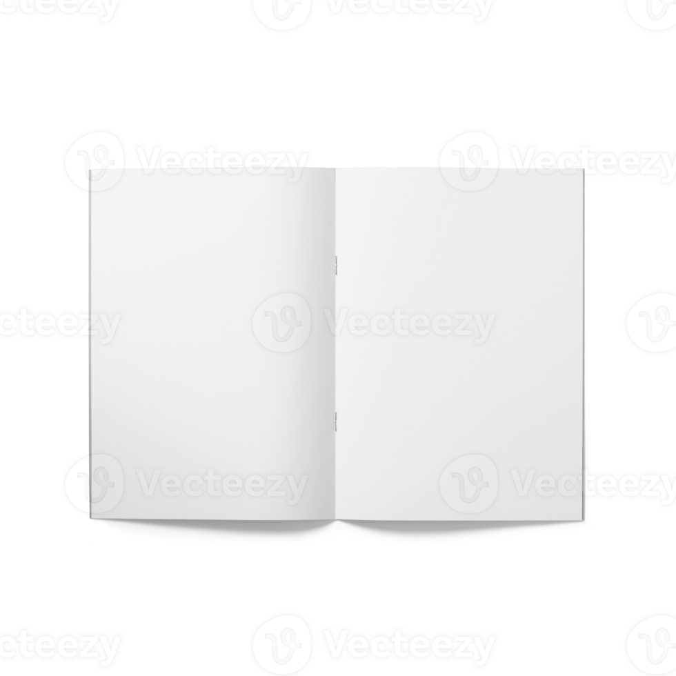 maqueta en blanco de folleto tríptico a5 png