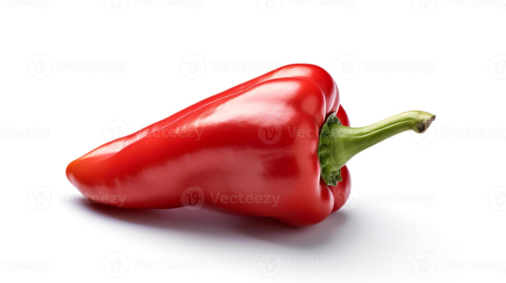 Photo of Capsicum annuum isolated on white background.