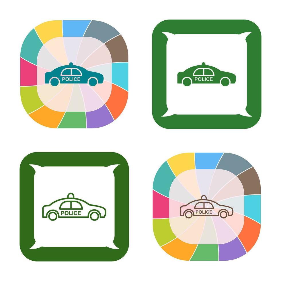 Police Car Vector Icon