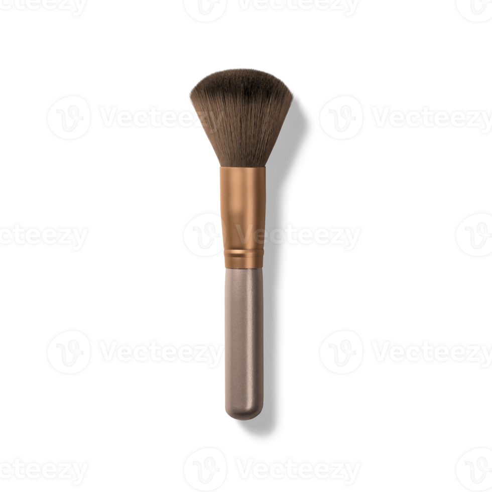 Isolated make up brush for cosmetics concept. png