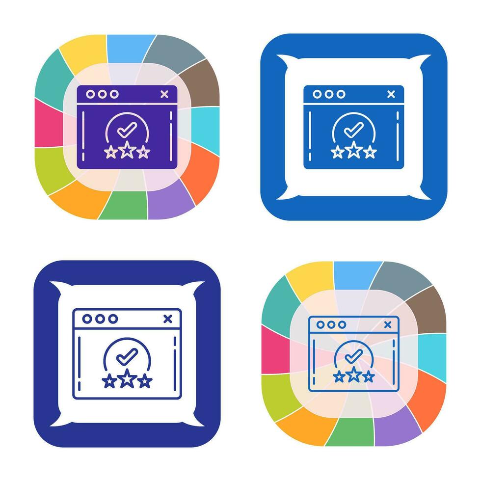 Rating Vector Icon