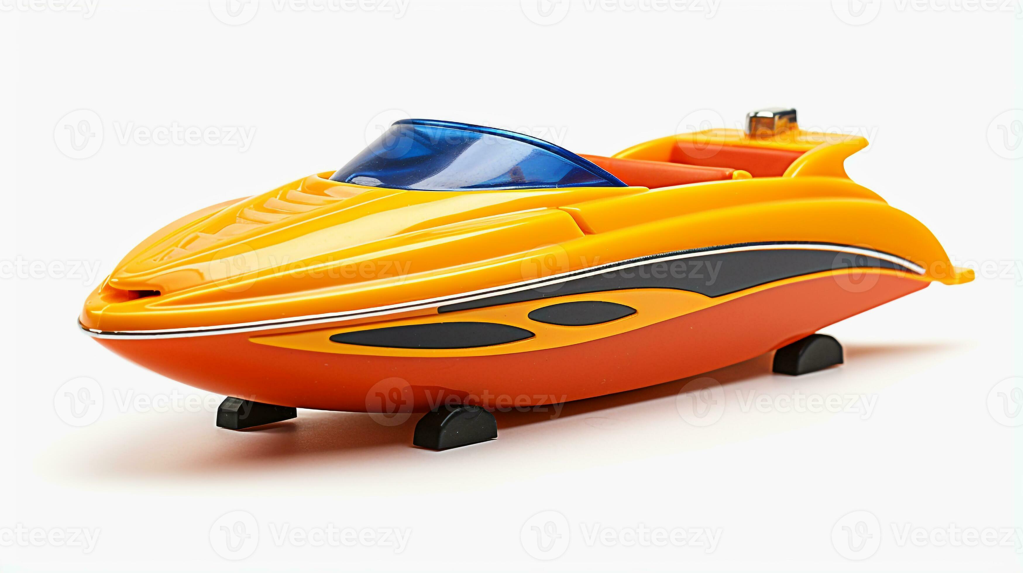 Displaying a 3D miniature Speedboat. Generative AI 29867469 Stock Photo ...