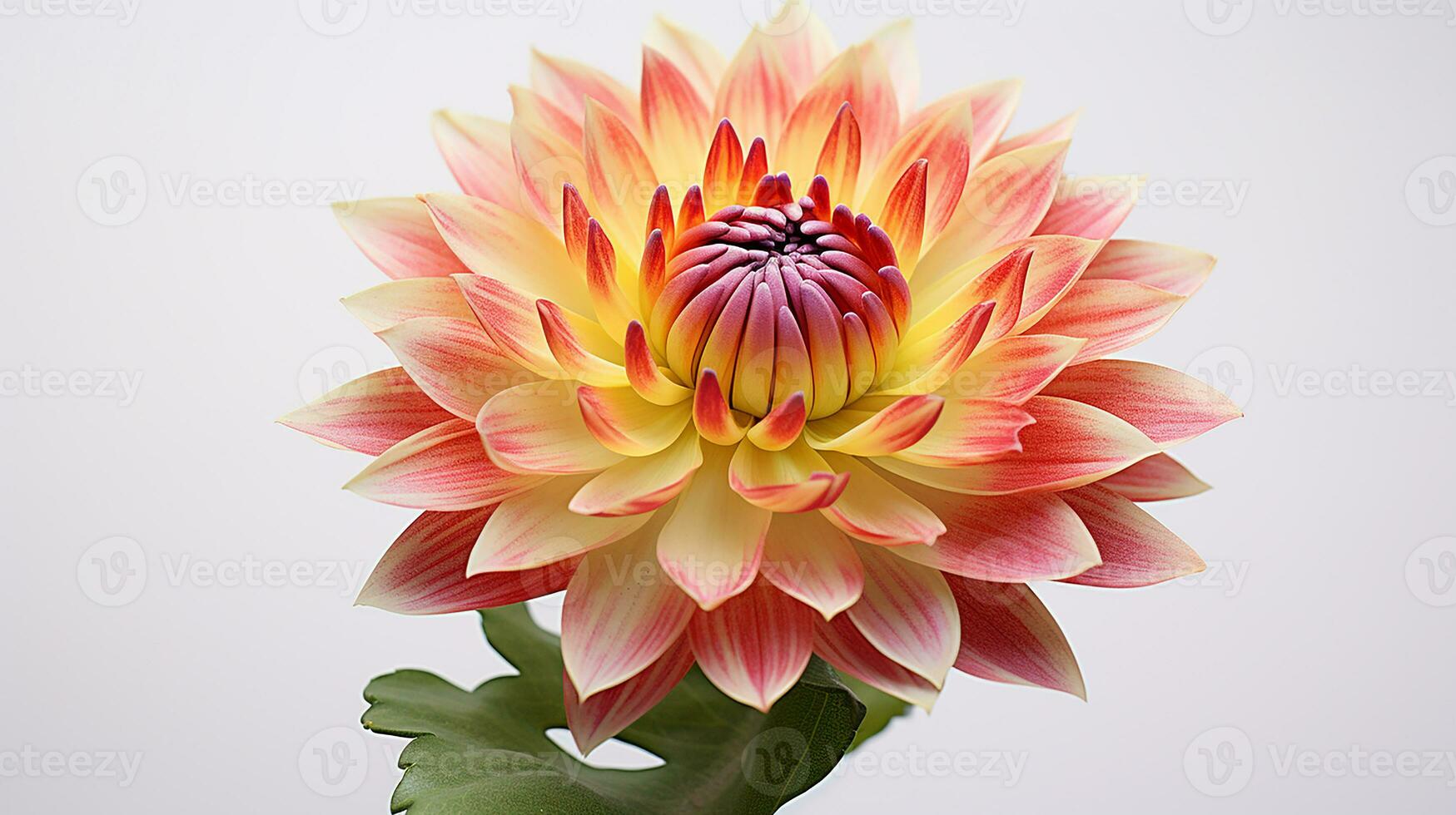Photo of beautiful Harlequin flower flower isolated on white background. Generative AI