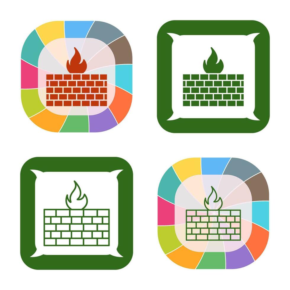 Firewall Vector Icon