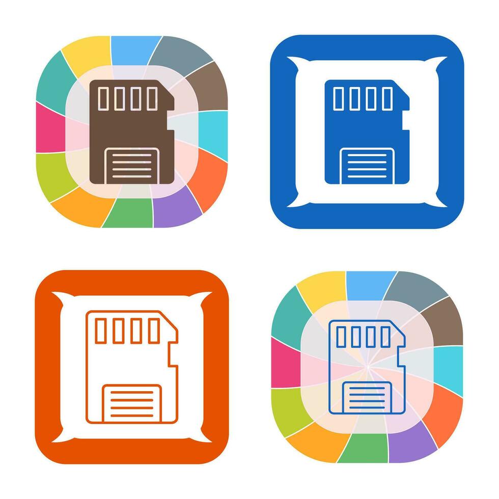 Memory Card Vector Icon