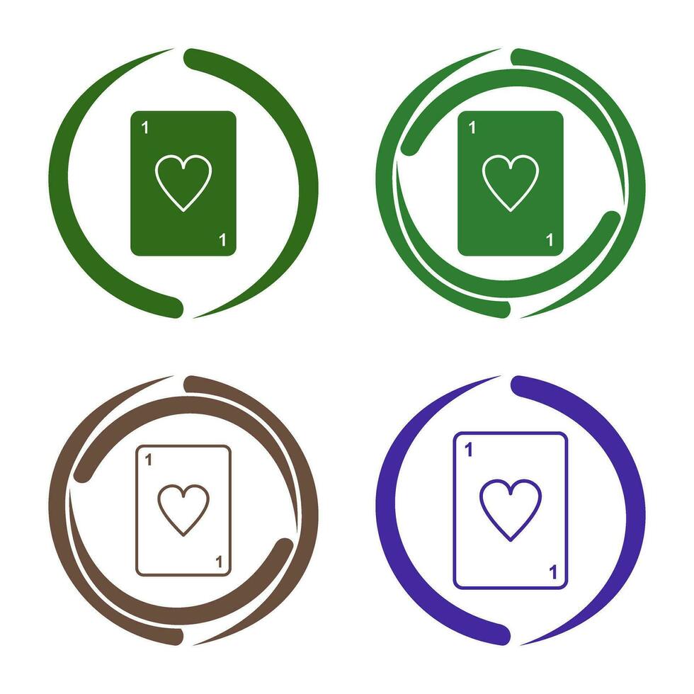 Unique Card Vector Icon