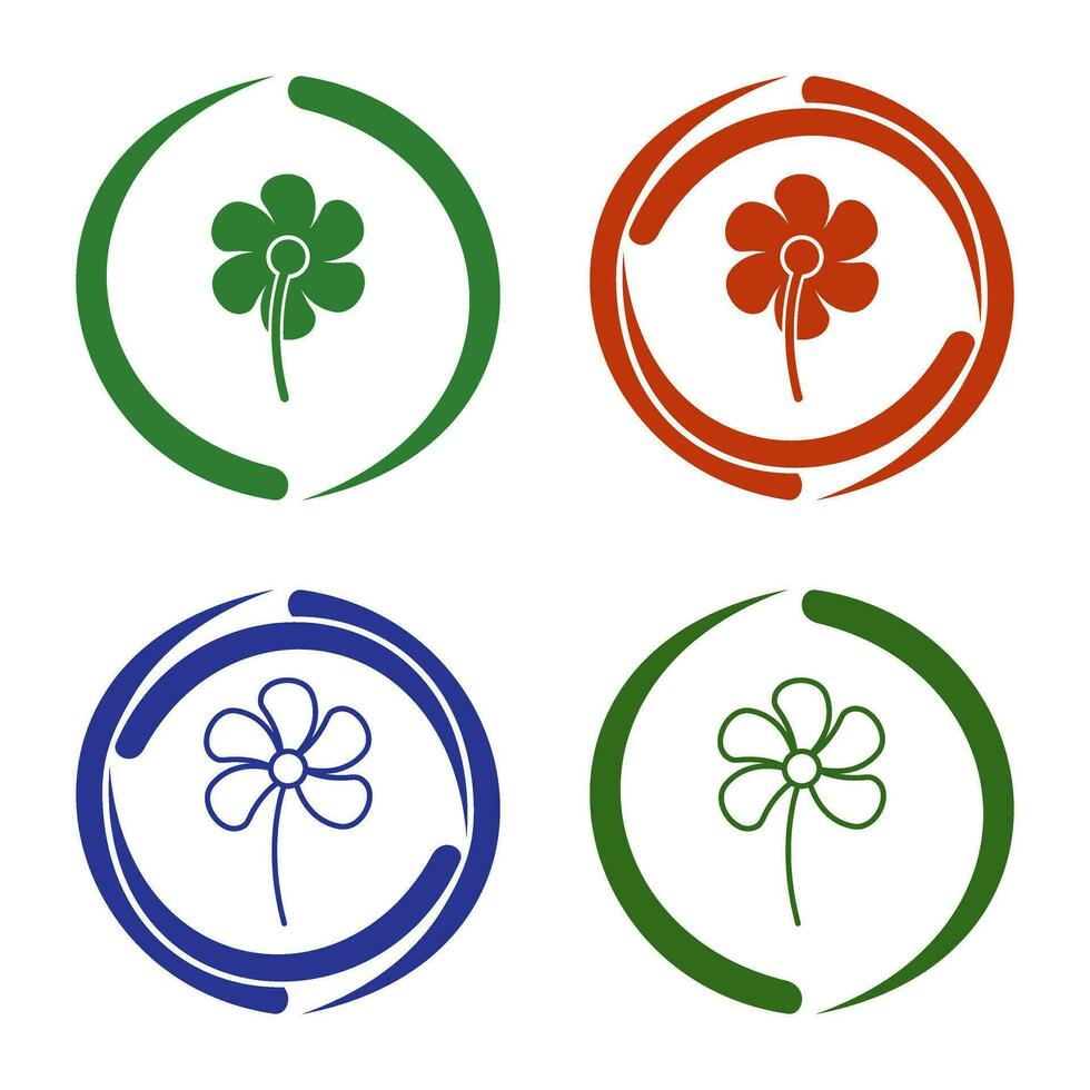 Small flowers Vector Icon