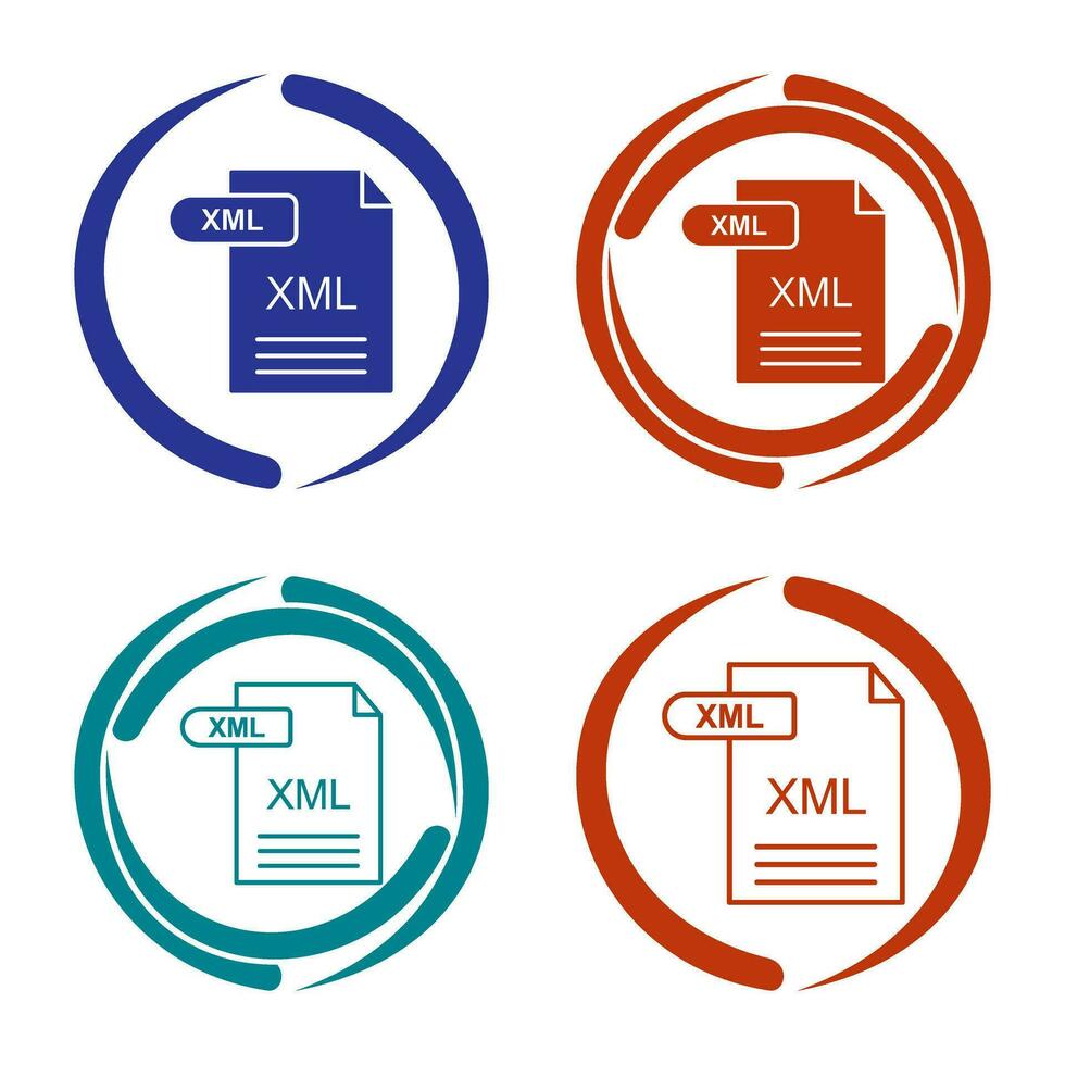 XML Vector Icon