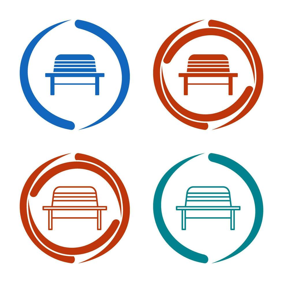 Garden Bench Vector Icon