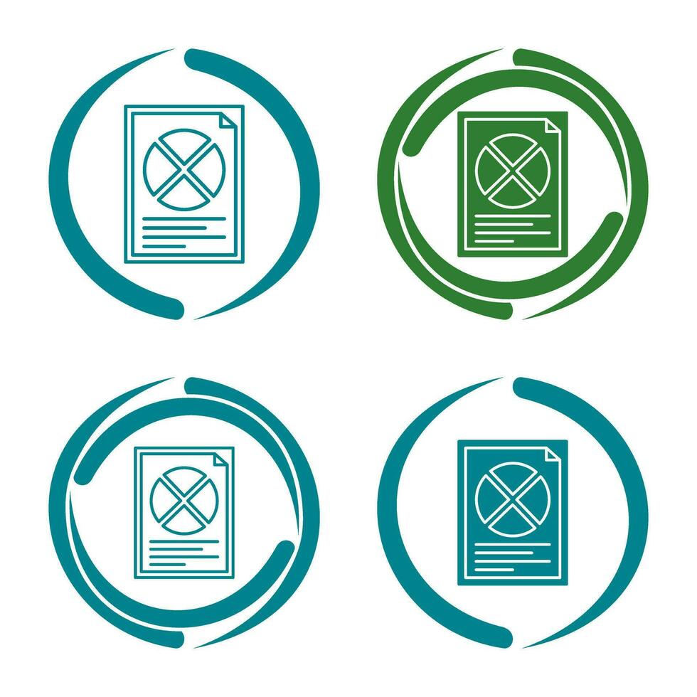Pie Chart Vector Icon