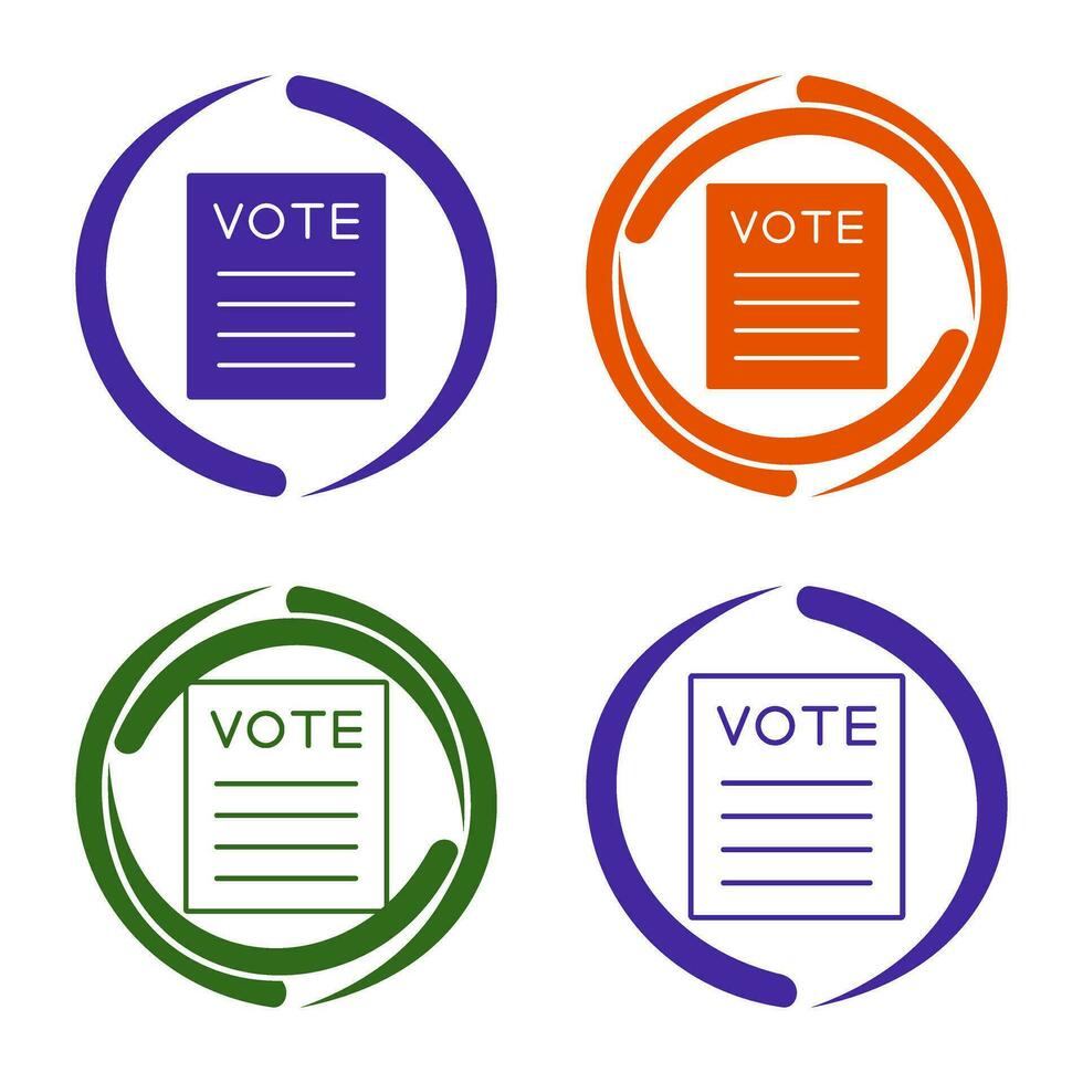 Vote Vector Icon