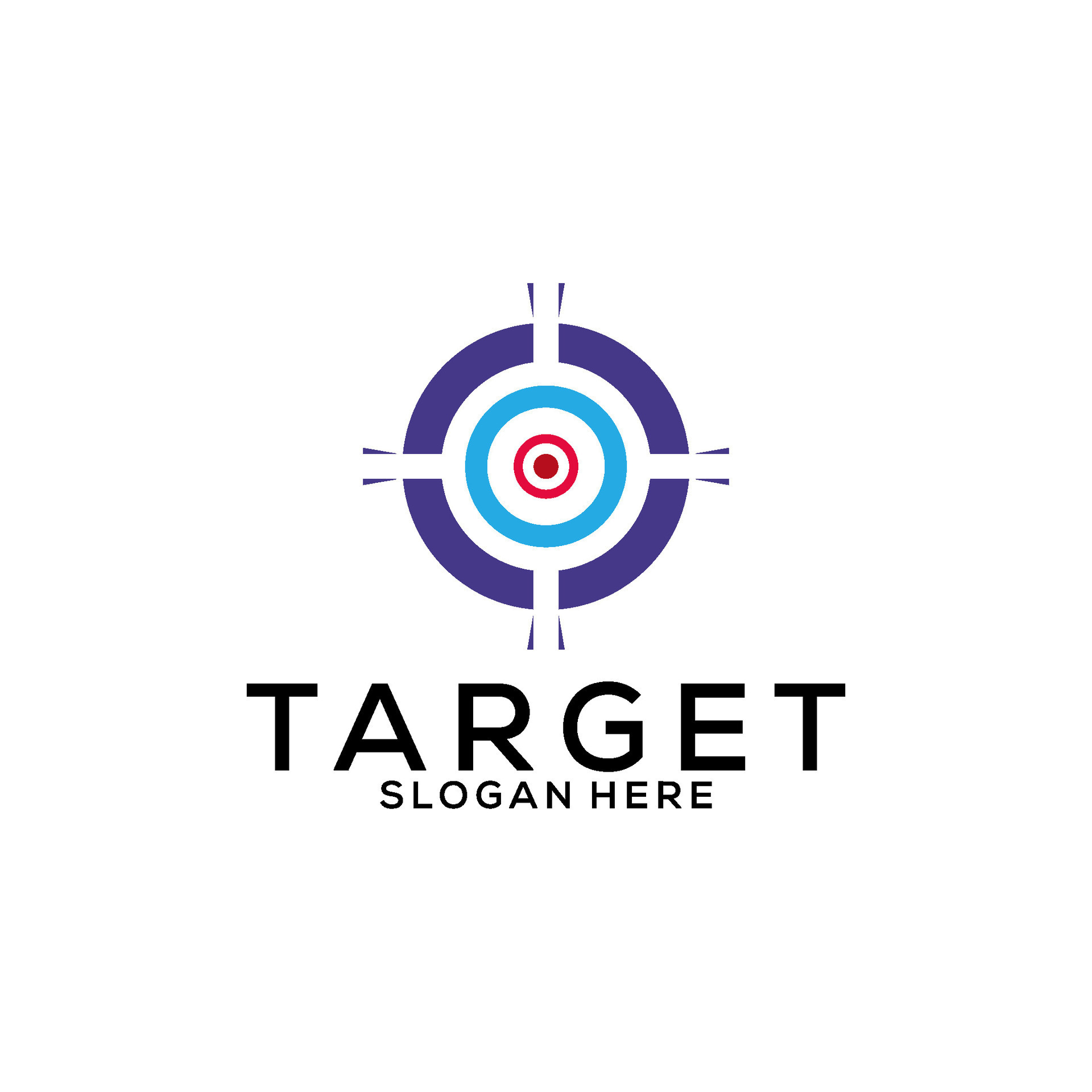 Target Logo design vector template, arrow on target logo icon 29868852 Vector Art at Vecteezy
