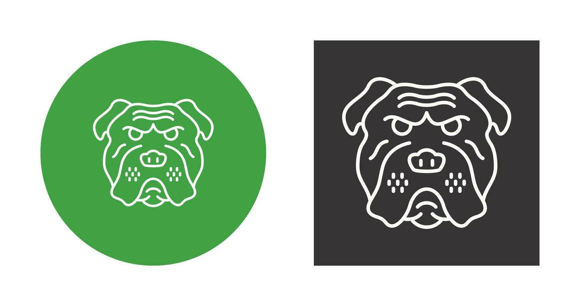 Bulldog Vector Icon