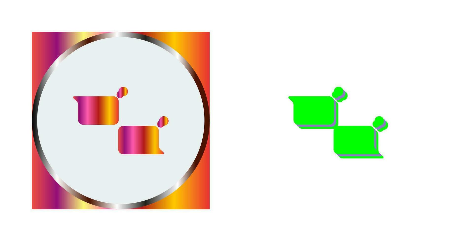 Unique Chatting Vector Icon