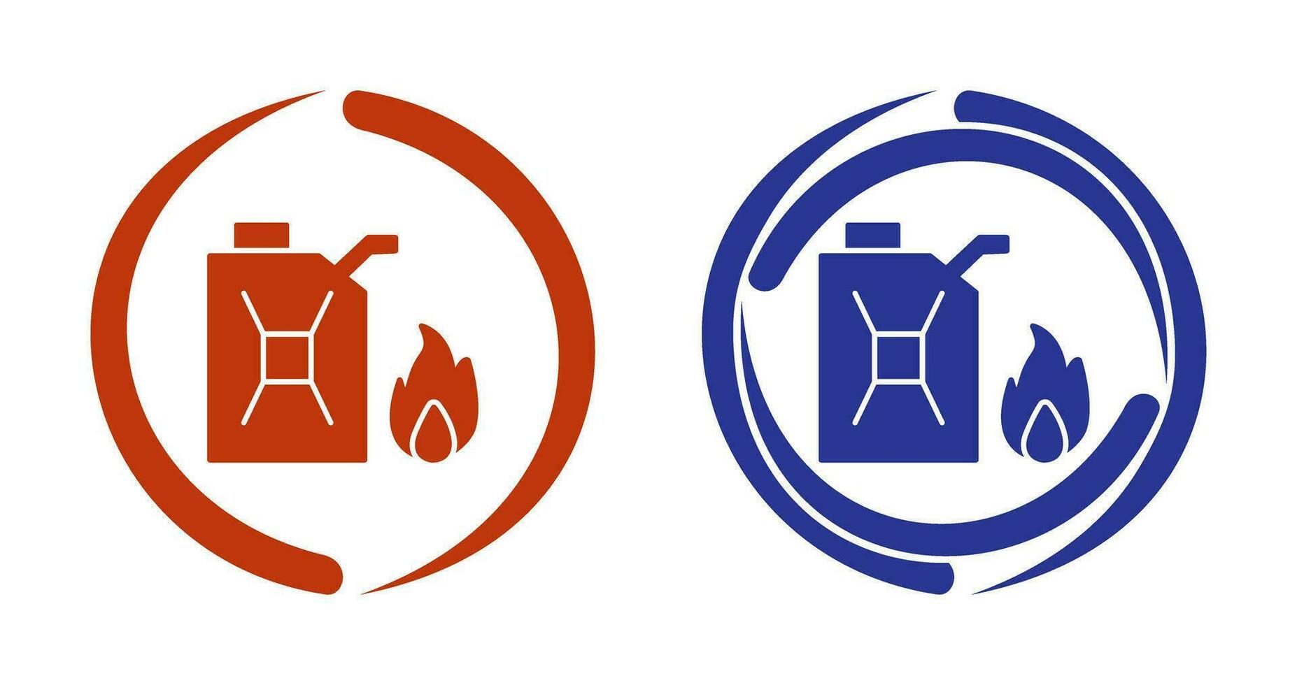 Unique Fuel to Fire Vector Icon