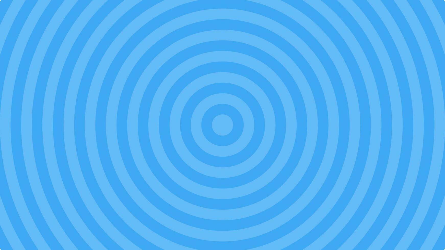 Simple Light Blue Radial Circles Line Abstract Design Vector Background