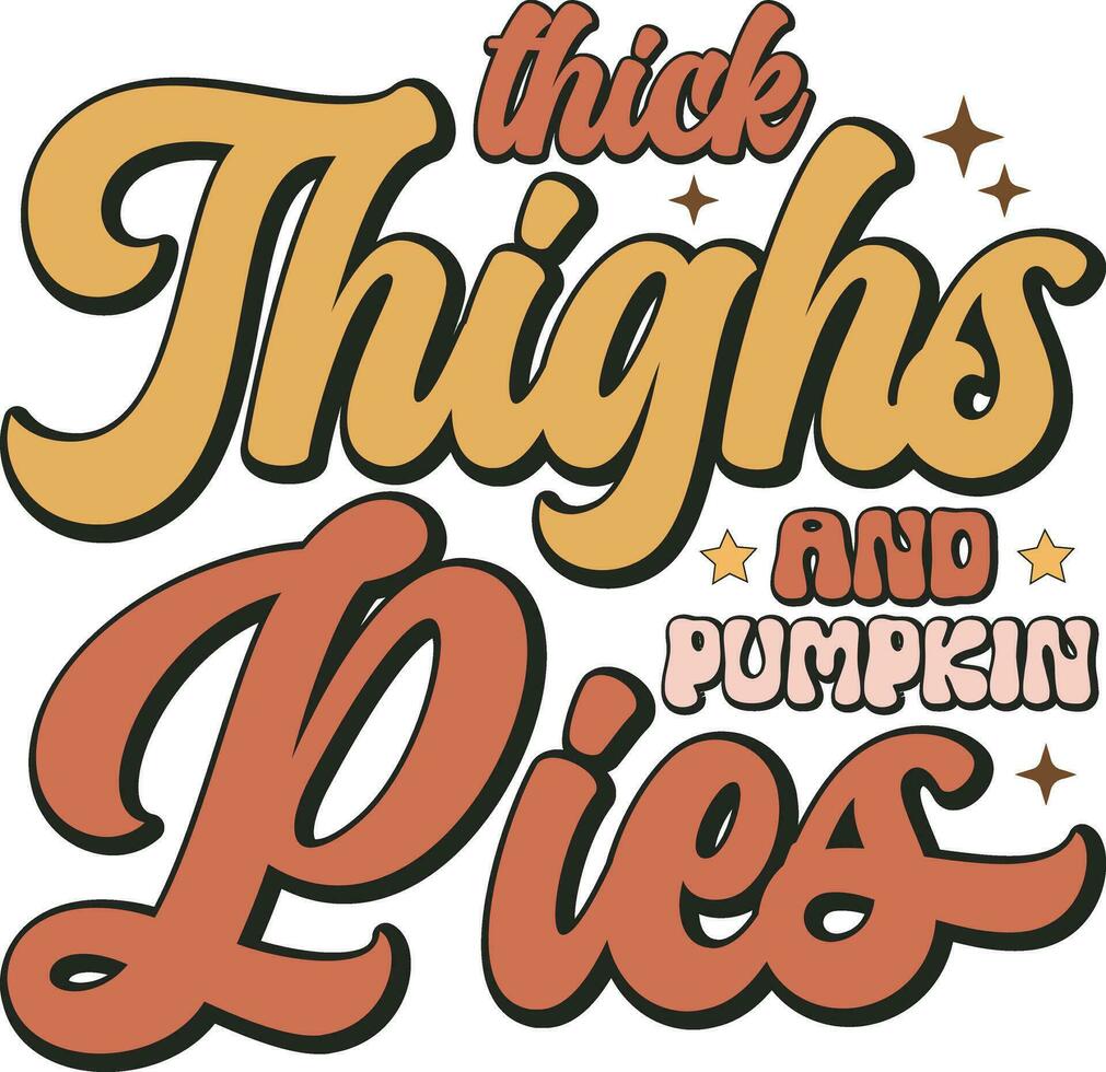 Thanksgiving Sublimation Design Bundle vector