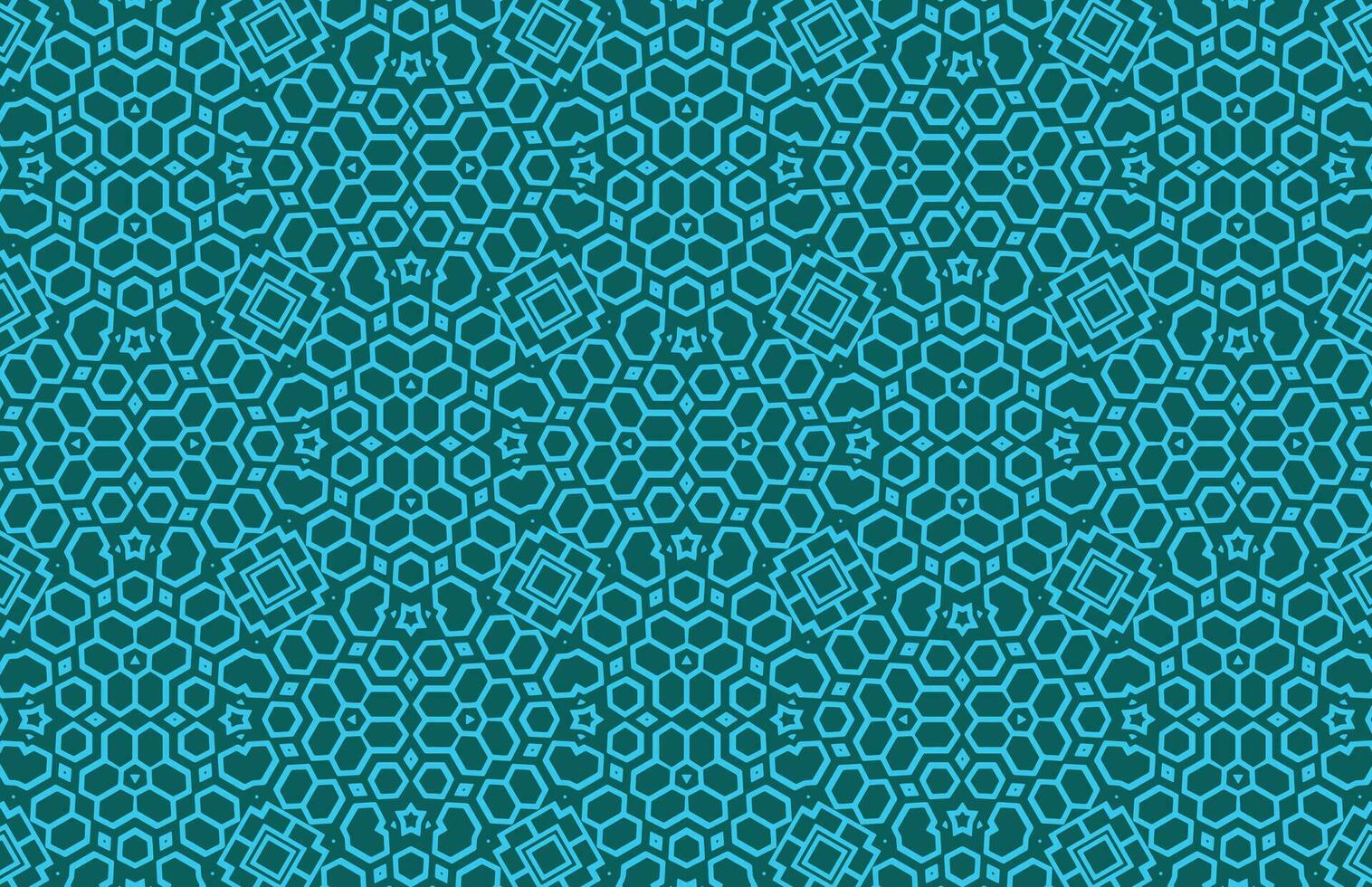 Blue hexagon geometric stripes design pattern vector