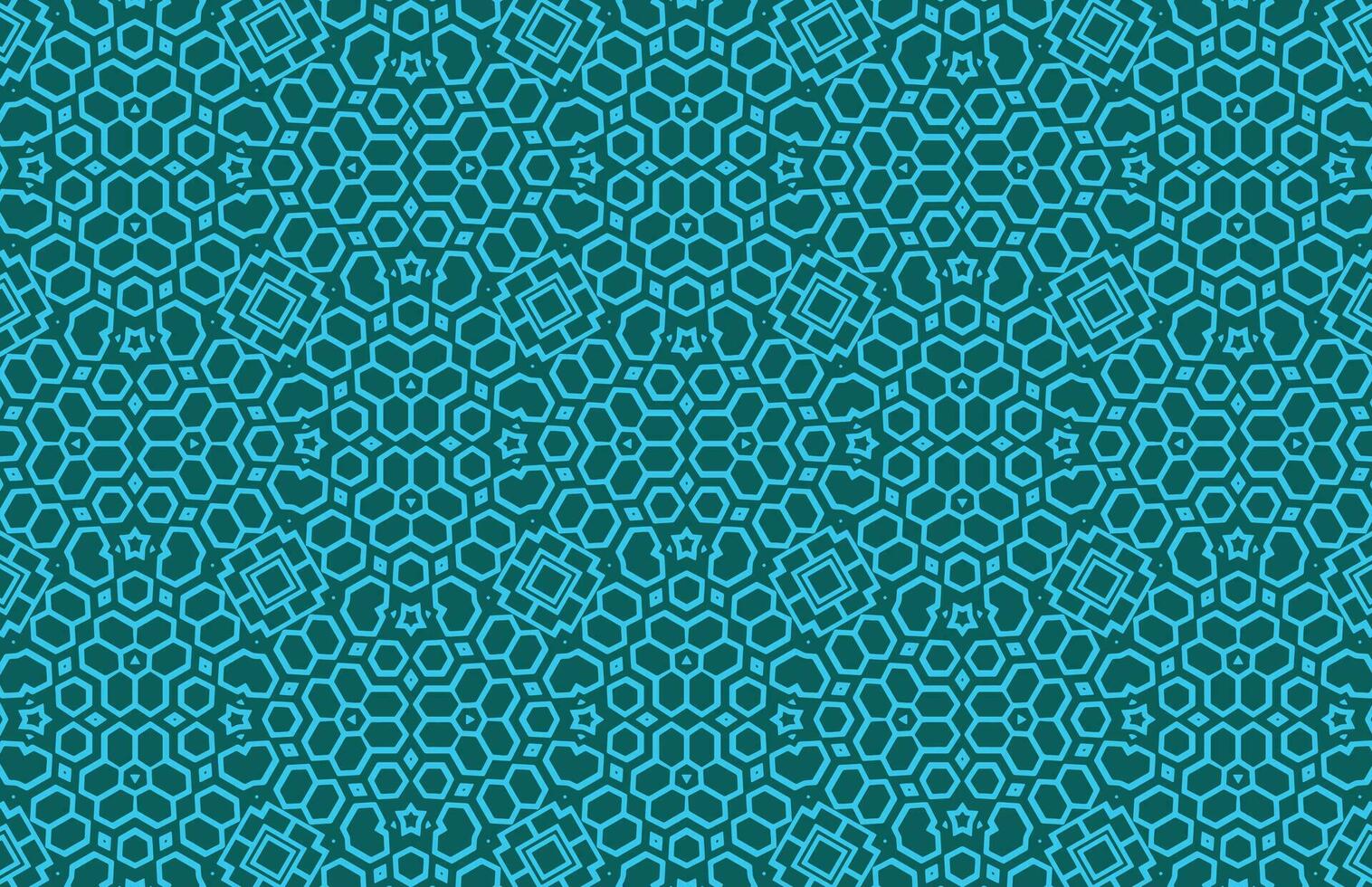 Blue hexagon geometric stripes design pattern vector