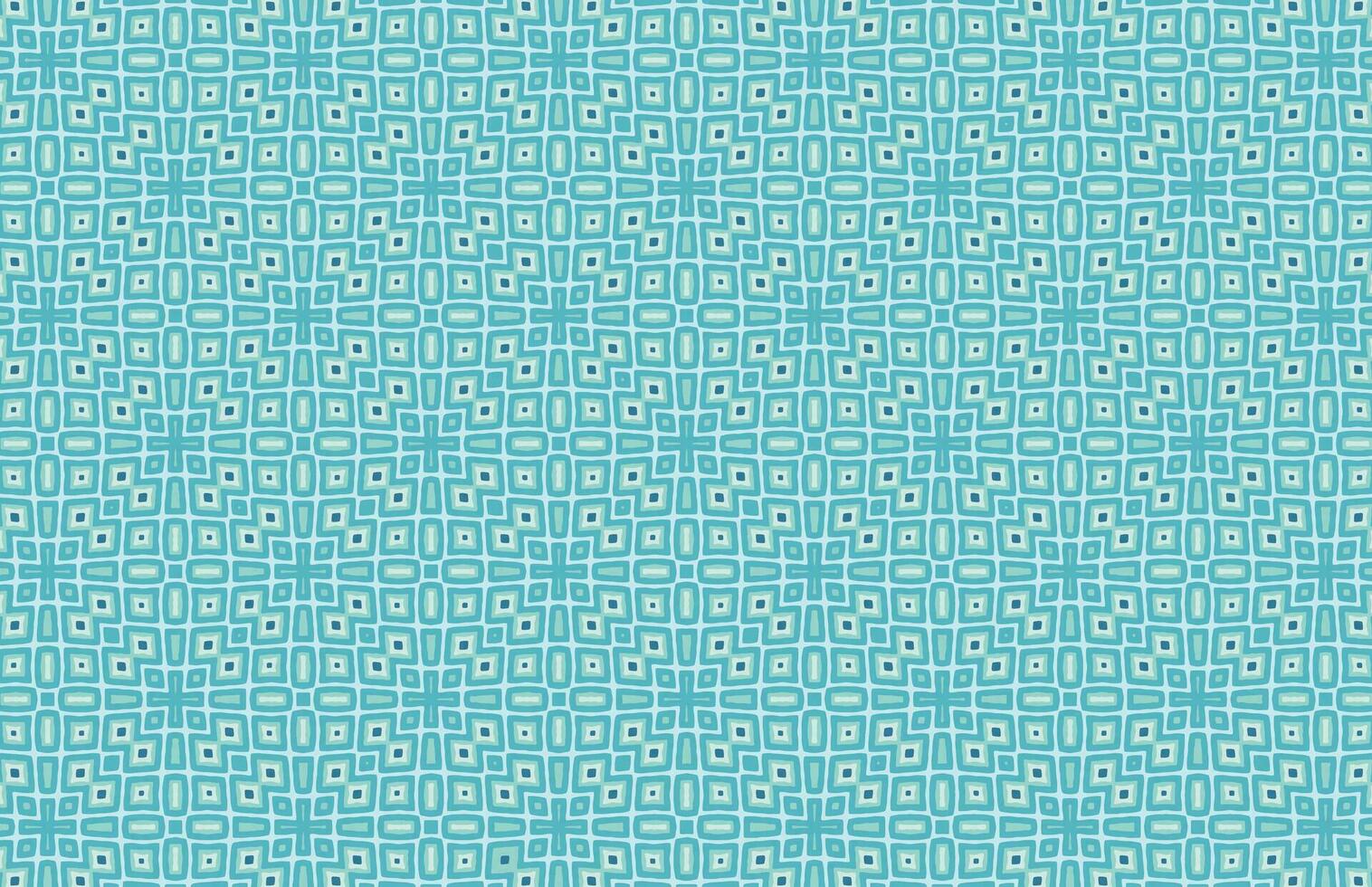 Blue moroccan fabric design pattern vector