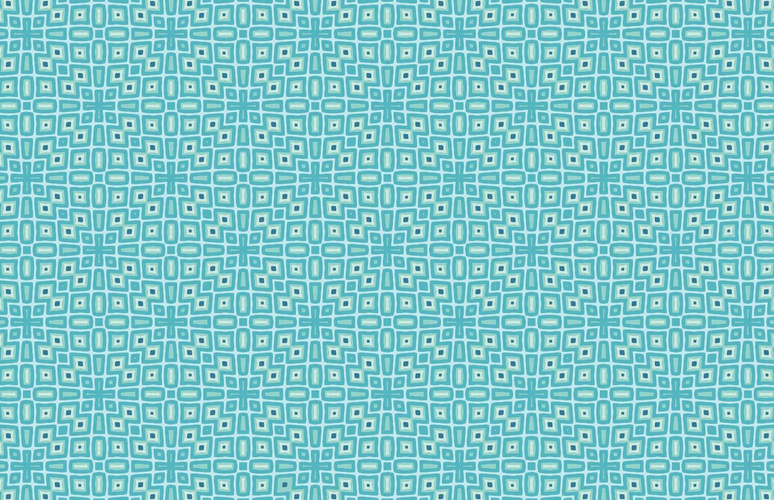 Blue moroccan fabric design pattern vector