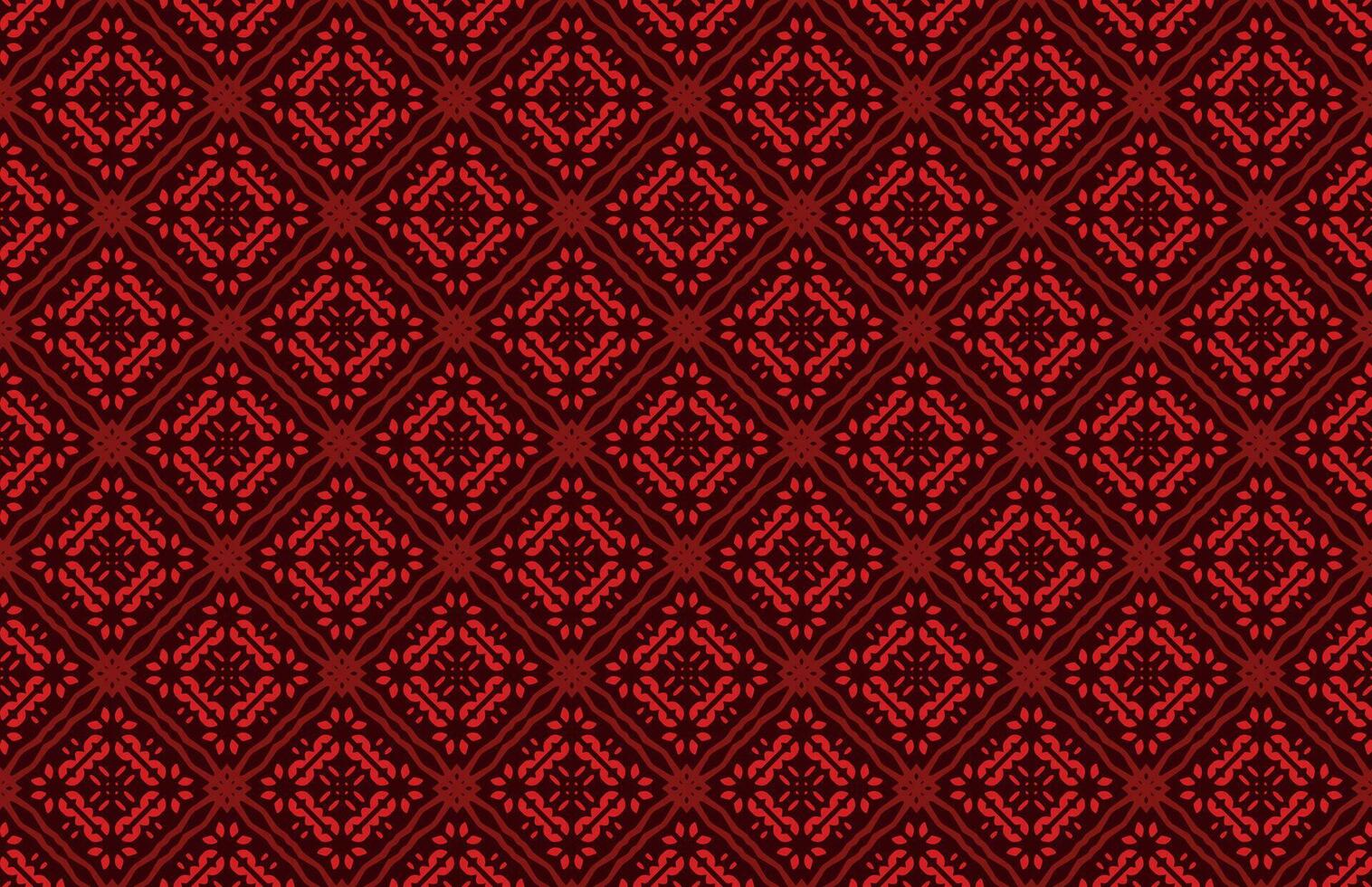 Red design fabric pattern vector