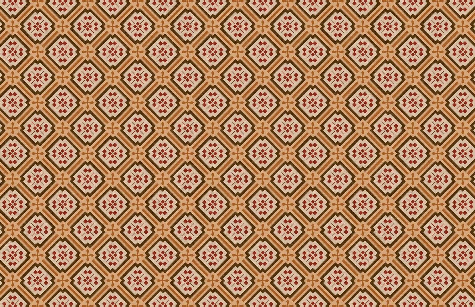 Brown tile design pattern vector
