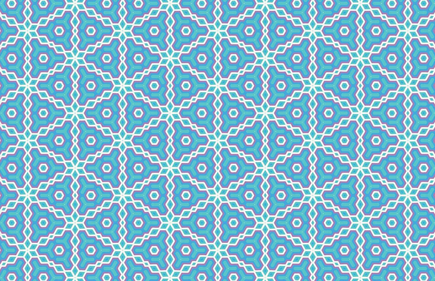 Blue color textile design pattern vector