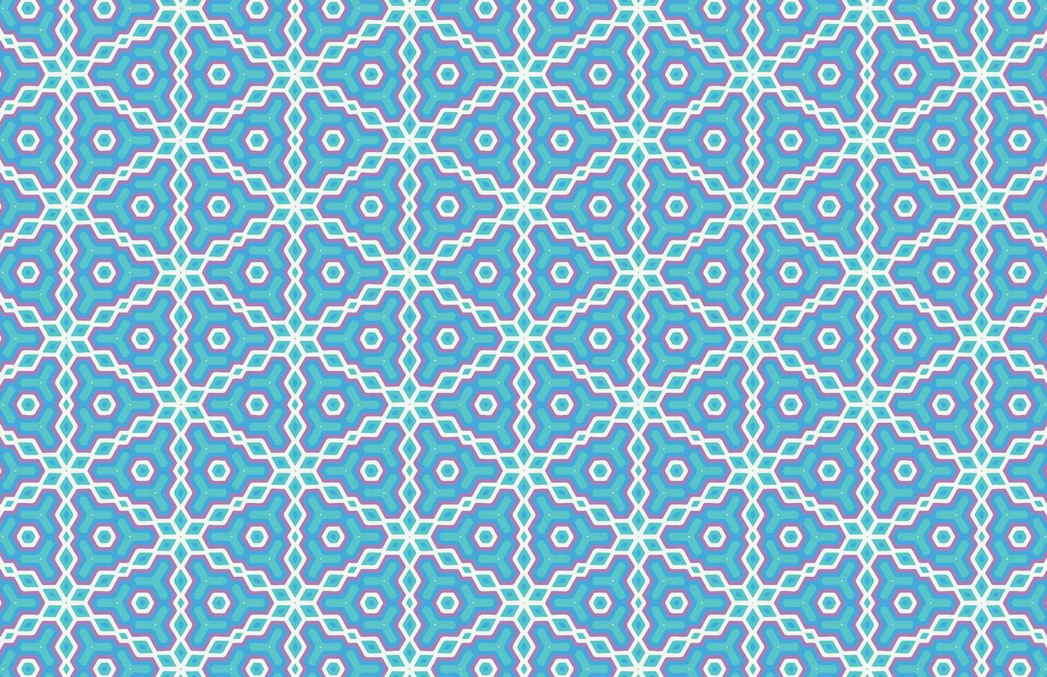 Blue color textile design pattern vector