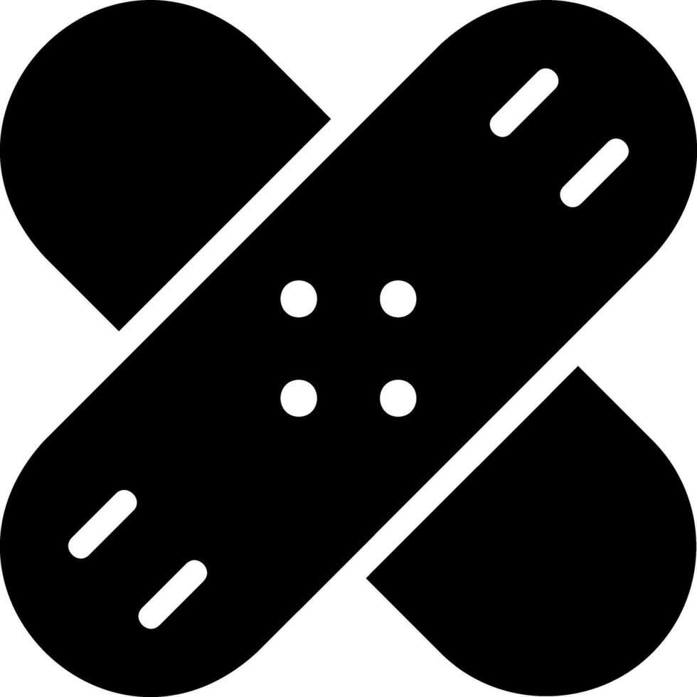 patch glyph icon vector