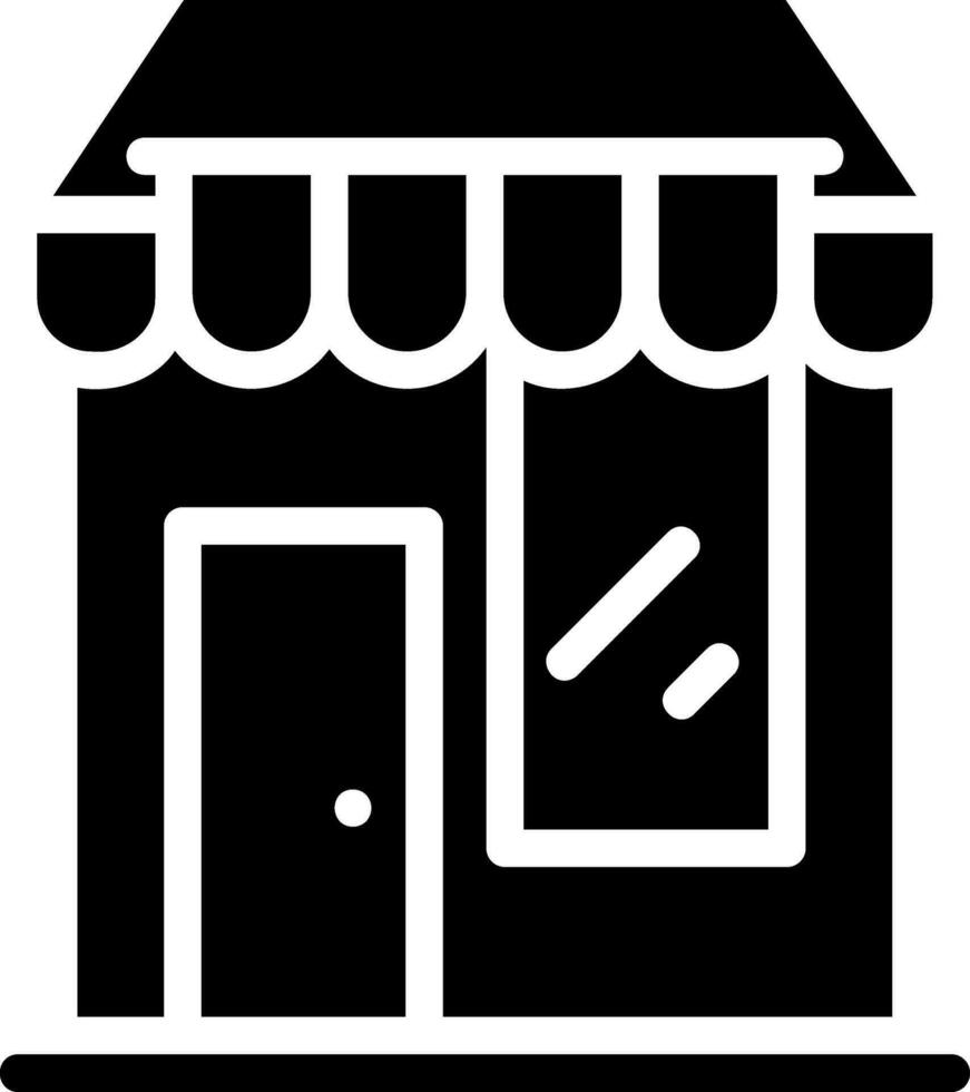 marketplace glyph icon vector