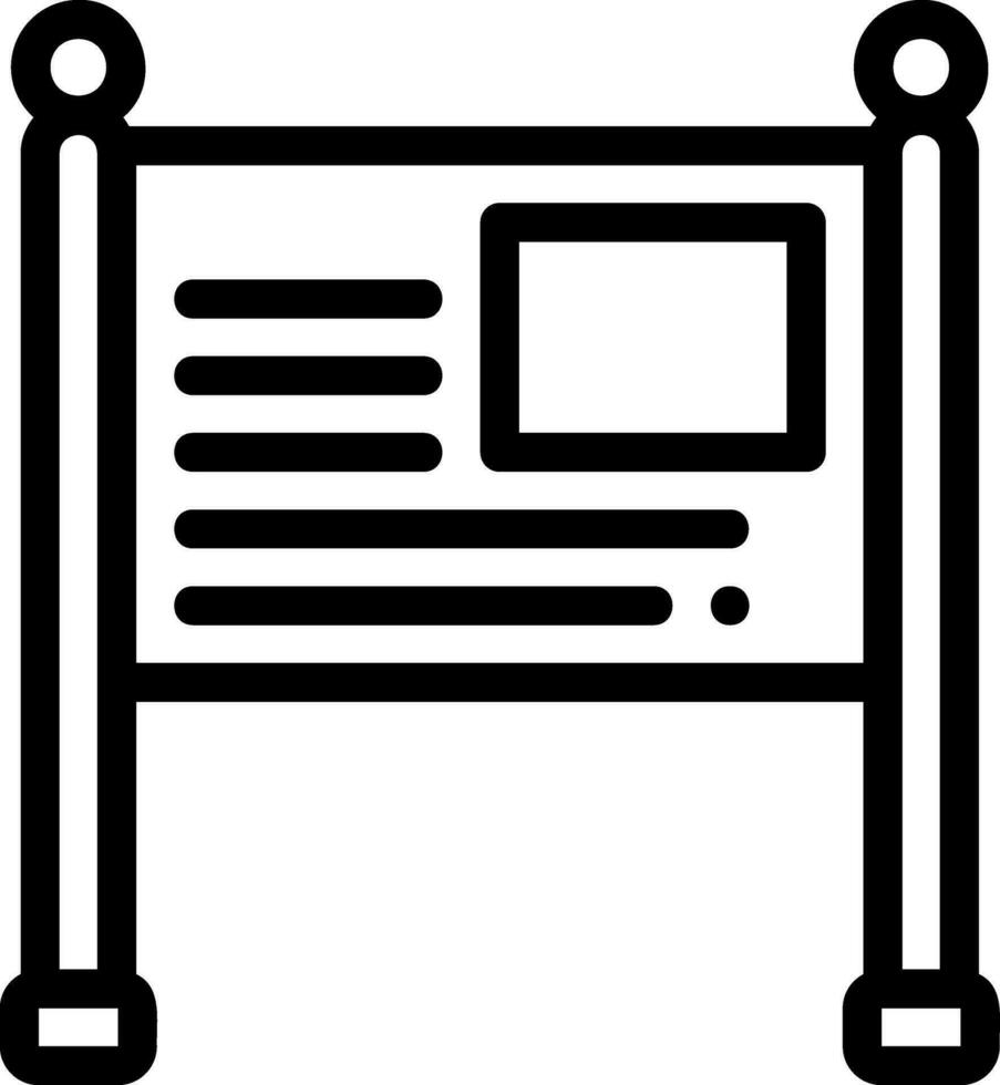 signaling line icon vector