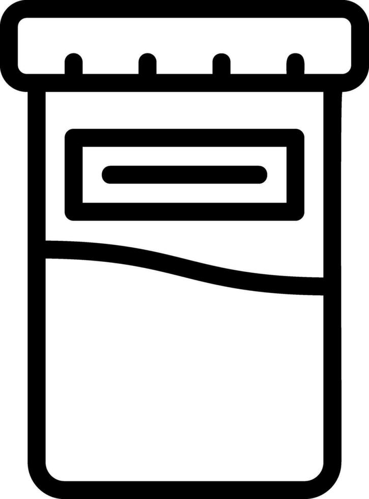urine test line icon vector