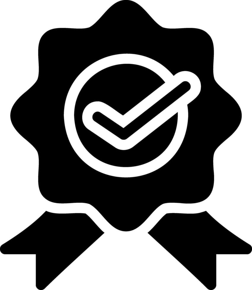 quality glyph icon vector