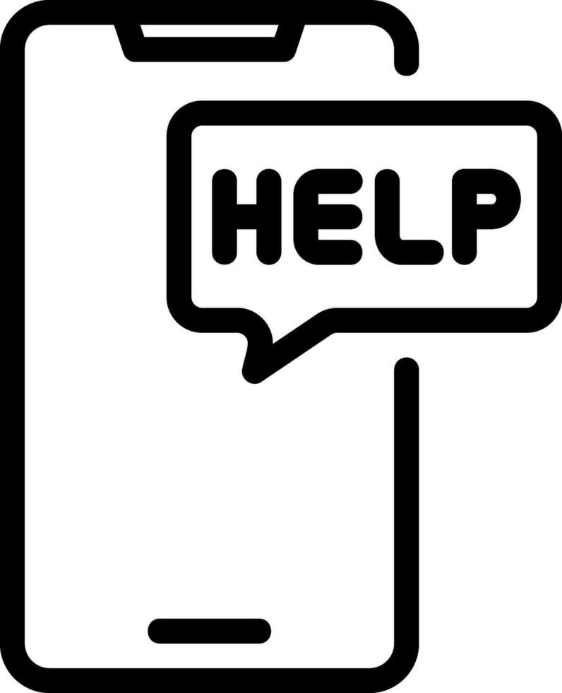 help line icon vector