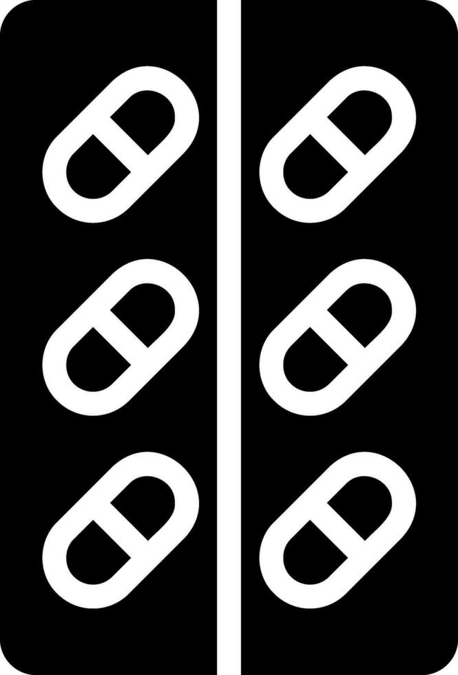 pills glyph icon vector