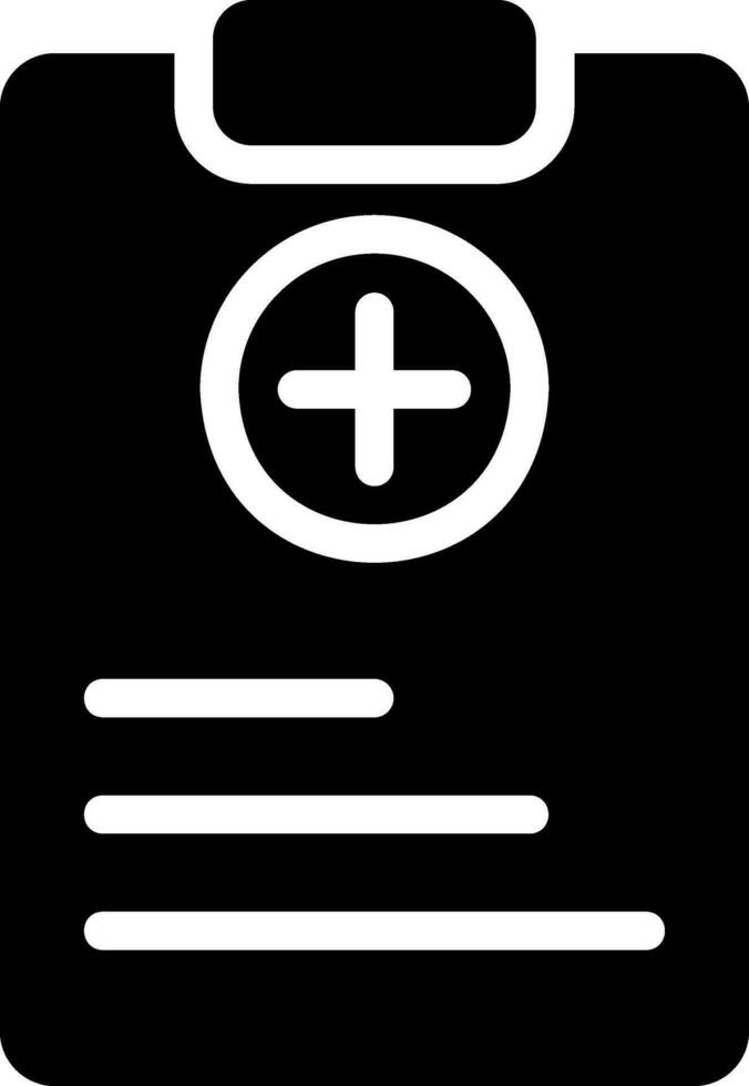 clipboard glyph icon vector