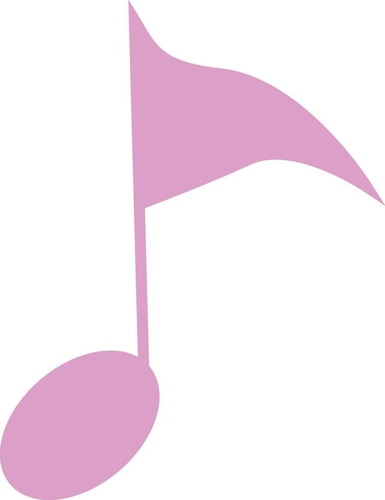 Music note icon vector cartoon