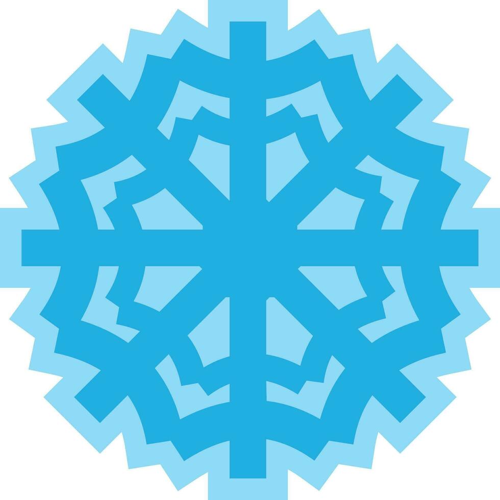 snowflake icon editable vector on white background